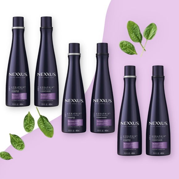 Nexxus Keraphix Shampoo and Conditioner for Damaged Hair 3 Sets - Picture 1 of 13